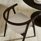 Modway - Henry Cuir et bois véganes Chaise à manger - Pierre-Épingles de plancher non marquées
