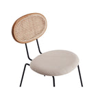 Manhattan Comfort - Lot de 2 chaises de salle à manger Jardin 19,09 po style industriel chic, rembourrées, coloris Nature et Avoine-10