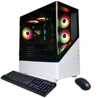 CyberPowerPC - Ordinateur de bureau de jeu - Intel Core Ultra 7 265F - NVIDIA GeForce RTX 5060 8 Go - 16 Go DDR5 - Disque SSD PCIe 4,0 de 2 To - Blanc-Intel Core Ultra 7 265F 2,4GHz (Max 5,3GHz)