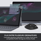 Logitech - Ensemble clavier et souris sans fil MK850, français-Passez d'un écran à l'autre à l'aide de votre clavier ou souris et multipliez les activités sans accroc.