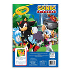 Crayola - cahier à colorier - 96 pages - Sonic The Hedgehog-CADEAUX SONIC POUR LES ENFANTS : Associez-les aux Super Tips ou aux crayons de Crayola pour une idée de cadeau (tous deux vendus séparément)