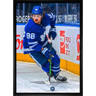 William Nylander Toronto Maple Leafs Skating sur toile - Toile encadree - 22" x 31"-Impression sur toile de qualité supérieure avec bordures enveloppées
