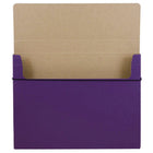 JAM Paper - Étui de transport pour dossiers épais avec bande élastique - 10 x 1 1/4 x 13 1/4 - Violet-Quantité : Vendu à l'unité