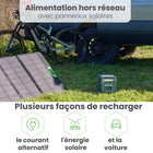Yoshino - B2000 SST Centrale électrique continue portable à semi-conducteurs de 2000 W-CONCEPTION COMPACTE RÉCOMPENSÉE - Une seule cellule à semi-conducteurs détient plus du double de la capacité d’une cellule de batterie LiFePO4. Cela maximise l’efficacité énergétique dans une unité plus petite, plus légère et plus compacte. Pourquoi transporter du matériel lourd, avec Yoshino, vous n'êtes pas obligé de le faire.