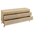 Modway - Soma 8 tiroirs Commode, Chêne-Assemblée requise