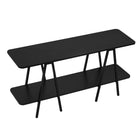 Manhattan Comfort - Console moderne Celine 47,24 po - Noir-Assemblage à domicile requis Tout le matériel inclus
