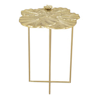 Zuo - Lotus Table d’appoint - Or-Supporte jusqu’à une capacité maximale adaptée à un usage quotidien