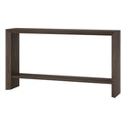 Hudson&Canal - Console Osman 55" de largeur par - Brun aulne-Le plateau de table a une capacité de poids de 55 lb, l'étagère inférieure peut supporter 35 lb