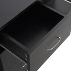 HOMCOM - Bureau d'ordinateur avec rangement - 47,25 po L x 19,25 po l x 28,5 po H - noir-Assemblage facile requis 