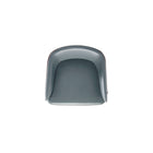 Manhattan Comfort - Lot de 2 chaises de salle à manger modernes Reeva 59 cm, revêtement similicuir, noyer et gris graphite-21,85 po L x 23 po l x 31,3 po H
