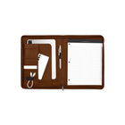 Bugatti - Étui d’écriture Wellington avec fermeture éclair tout autour - bloc-notes inclus - cognac-Pochette pour votre tablette ou vos documents en vrac