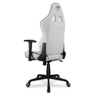COUGAR - Chaise de jeu inclinable et pivotante Armor Elite - blanc-Accoudoirs réglables à 2 directions