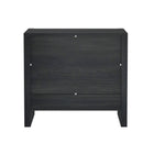 Manhattan Comfort - Linda 24" Table de nuit moderne à 2 tiroirs - Gris charbon - Lot de 2-Garantie limitée du fabricant de 30 jours