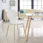 Modway - Path Restauration Fauteuil d’appoint - Blanc-Capsules de pied en plastique non marquantes