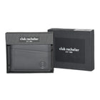 Club Rochelier - Portefeuille mince pliable pour homme avec carte d'identité amovible - Gris anthracite-9