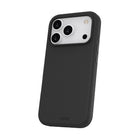 TUFF8 - Étui GlideAir Mag Noir iPhone 17 Pro-Extérieur doux au toucher : finition soyeuse, agréable à tenir et offrant une bonne prise