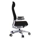 Nightingale - Fauteuil de direction à dossier haut NLC avec bras réglable 4D - Noir-Mécanisme d'inclinaison synchronisé Newton Wafer : mécanisme à profil fin en instance de brevet qui offre une durabilité et une stabilité sans faille, avec un équilibre continu et uniforme dans toutes les positions. Réglage intégré de la coulisse du siège, verrouillage de l'inclinaison à plusieurs positions, réglage pneumatique de la hauteur du siège et contrôle de la tension latérale