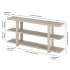 Hudson&Canal - Console Acosta de 162 cm de largeur, , blanc aulne-9