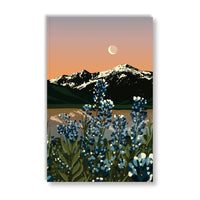 Denik - Carnet de notes classique à ouverture plate - Lupins-Carnet de notes à plat