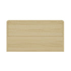 Manhattan Comfort - Grace commode double moderne 60" - chêne naturel et or-Assemblage à domicile requis Tout le matériel inclus