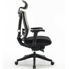 MotionGrey - Cloud Mesh Series - Chaise de bureau ergonomique pour bureau d'ordinateur executif - Noir-Dimensions du siege : 26,2 po L x 17,3-18,8 po P x 3 po H