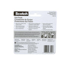 Scotch - Coussinets de feutre ronds, bruns, 2,54 cm (1 po), Paquet de 32-Couleur : brun