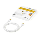StarTech - 6 pi (2 m) Slim câble HDMI - blanc-Connectez-vous entre configurations à la maison, au travail ou en déplacement : compatible avec les téléviseurs, moniteurs, projecteurs et barres de son, Fonctionne parfaitement avec les portables, ordinateurs de bureau et appareils de diffusion en continu comme Samsung, Sony, Dell, Apple TV, et plus encore, HDMI 2.0 et versions HDMI précédentes