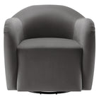 Modway - Compose Performance Velvet Fauteuil pivotant - Storm Grey-7