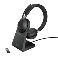 Jabra - Casque stéréo USB-A Evolve2 65 MS - Teams-Connectez deux appareils compatibles Bluetooth en même temps, incluant l’appareil mobile et l’ordinateur.