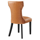 Modway - Silhouette Restauration Vinyle Fauteuil d’appoint - Tan-6