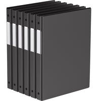 Davis Group Super économie, Reliure à anneaux ronds 5/8 po, paquet de 6 – Noir-3 Reliure À Anneaux