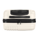 Bugatti - The Classic Ensemble de 2 valises rigides - Egret-Bagage cabine. (L) 35 cm x (H) 54 cm x (l) 22 cm. Poids 2,6 kg. . Grand bagage en soute. (L) 50 cm x (H) 76 cm x (l) 22 cm + 5 cm. Poids 4,4 kg. *Dimensions avec roues et poignées fixes incluses