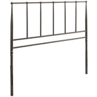 Modway - Kiana Métal Acier inoxydable Tête de lit Queen, Brown-Tête de lit Metal Queen