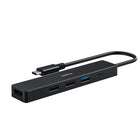 Kopplen - Concentrateur USB-C à 5 ports avec HDMI 4K-Sortie haute définition : Le port HDMI prend en charge une résolution 4K à 60Hz, idéal pour les professionnels qui nécessitent une qualité vidéo nette pour les présentations ou le divertissement