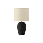Monarch Specialties - Luminaire - 17 po H Lampe De Table - Rotin Noir - Abat-Jour Beige - Transitionnel-Rafraîchissez votre intérieur avec cette élégante lampe de table de 17 pouces de haut, dotée d'une base en rotin noir et d'un abat-jour chic en tissu beige, parfaite pour créer une ambiance chaleureuse et accueillante dans votre salon, votre chambre ou votre bureau à domicile