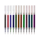 Pentel - Recharge pour Pentel EnerGel -  0,5 mm - Assorti - Paquet de 12-L’encre gel liquide sèche très vite et ne laisse aucune tache ni bavure – les gauchers en raffoleront.