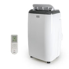 BLACK+DECKER - Climatiseur portatif SACC/CEC 10 000 BTU-Silencieux et puissant - notre climatiseur compact SACC/CEC de 10 000 BTU (14 000 BTU ASHRAE) (17,32 x 13,2 x 27,2 pouces et 65,1 lb) vous gardera au frais et à l'aise tout l'été. Une vitesse de ventilateur réglable, avec une oscillation automatique de l'air de haut en bas, refroidit l'air à 61 degrés Fahrenheit au réglage le plus froid. Le mode veille le rend très silencieux pendant que vous vous reposez, 58 dB sur le réglage le plus élevé. Type de co