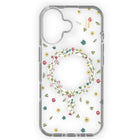 Ideal of Sweden - Étui Clear MagSafe Mid Petite Floral pour iPhone 17-Design protecteur avec bords surélevés pour protéger la caméra et l’écran