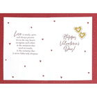 Rosedale - Cartes De souhaits De La Saint-Valentin / Enveloppes - 5-1/2 po x 8 po - Cœurs dorés - Paquet de 12-Imprimées sur un papier de qualité non couché