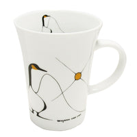 Oscardo - Tasse porcelaine « Good Morning » de Benjamin Chee Chee - 295 ml-Design d’art autochtone - Bonjour par Benjamin Chee Chee, artiste ojibwé, œuvre des Premières Nations célébrant le patrimoine culturel et les traditions