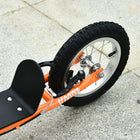 Aosom - Trottinette pour enfants avec guidon réglable, freins doubles avant et arrière - orange-Cadre léger et solide, facile à transporter lorsqu’il n’est pas utilisé 