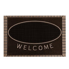 Floor Choice – Tapis d’accueil Friendly - 22 po L x 14 po l - Brun-Teinte brun chaud qui apporte une ambiance accueillante