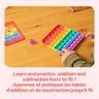The Fidget Game - Paquet de cartes pour l'Addition et soustraction-Comprend 8 cartes de licorne, 8 cartes de gobelin, 40 cartes de soustraction, 40 cartes d’addition, des cartes de réponses et des instructions