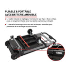 Voltstair - Titan Diable Électrique Monte-Escaliers - Capacité 440 Lb - Noir/Bleu-Trois réglages de vitesse : 24, 30 ou 40 marches par minute
