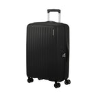 American Tourister - 23 po Rejoy Spinner Moyen - noir réel-Fabriqué à 100 % en polypropylène, offrant une durabilité extrême avec une texture qui réduit la visibilité des égratignures