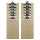 Charles Leonard - Presse-papiers, format légal, paquet de 12-Panneau dur Masonite double face de 1/8 po