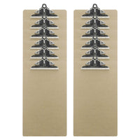 Charles Leonard - Presse-papiers, format légal, paquet de 12-Panneau dur Masonite double face de 1/8 po