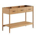 Modway - Zaire 48" compatible avec un seul évier Armoire de toilette de salle de bain (lavabo non inclus) - Naturel-MDF et caoutchouc