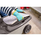 Suncast - Scooter de jardin – Taupe avec couvercle moka-Capacité interne : 8,5 gallons