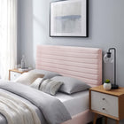 Modway - Tranquil Chenal Touffé Tête de lit King/King de Californie, Rose-Rembourrage en mousse dense